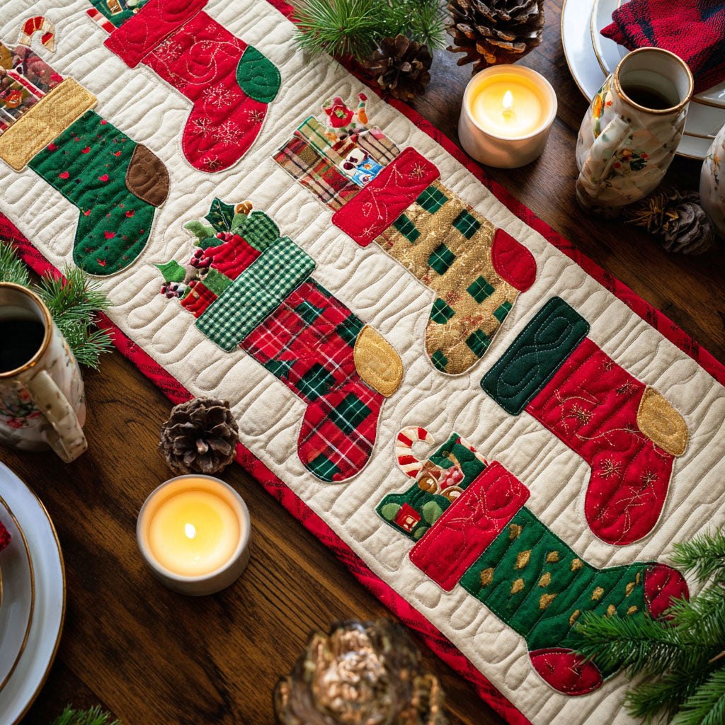 Silent Carol Table Runner