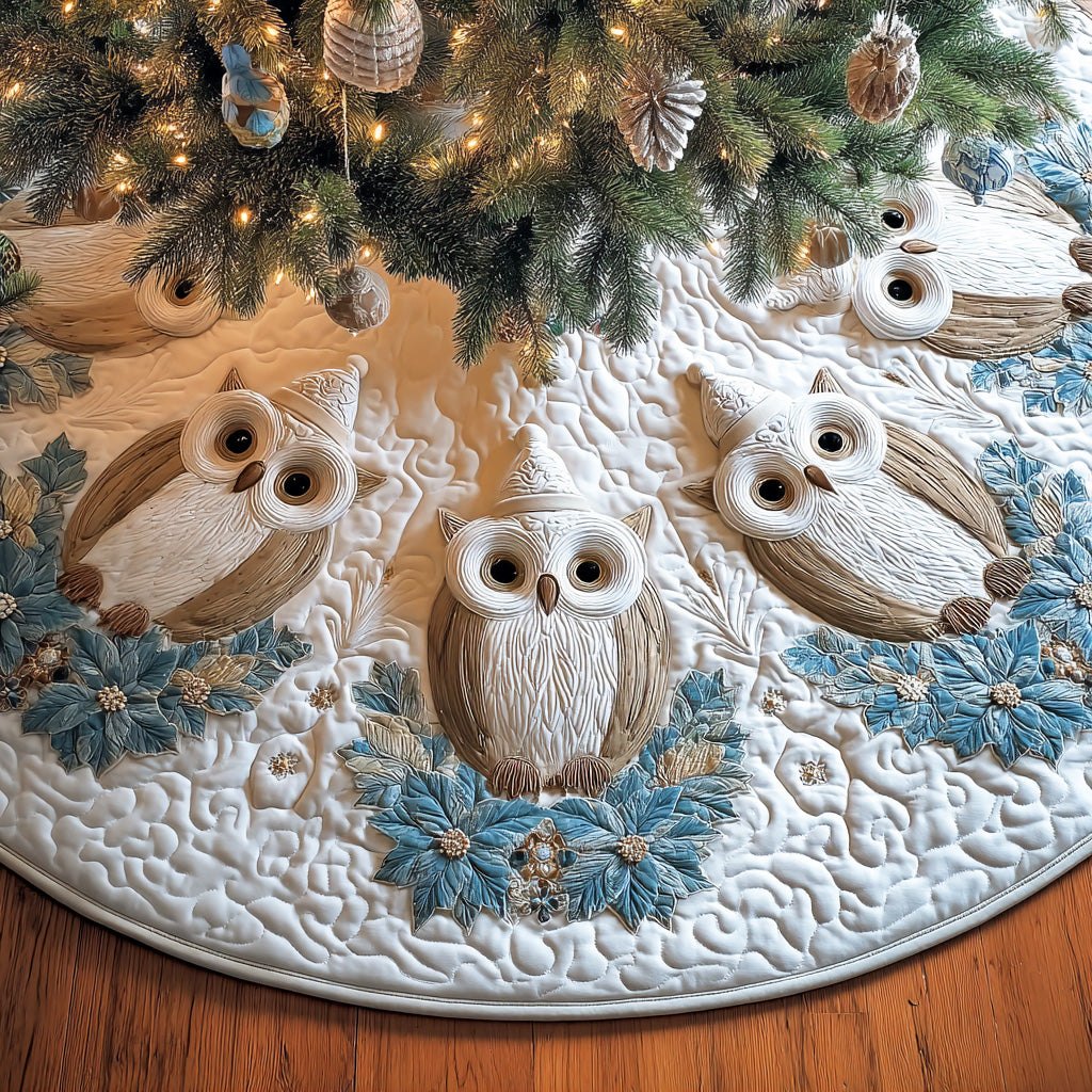 Silent Flight Christmas Tree Skirt