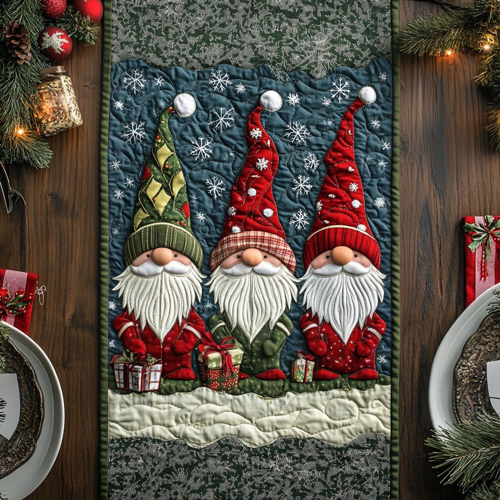 Silent Night Sentinels Table Runner