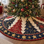 Silent Spruce Christmas Tree Skirt