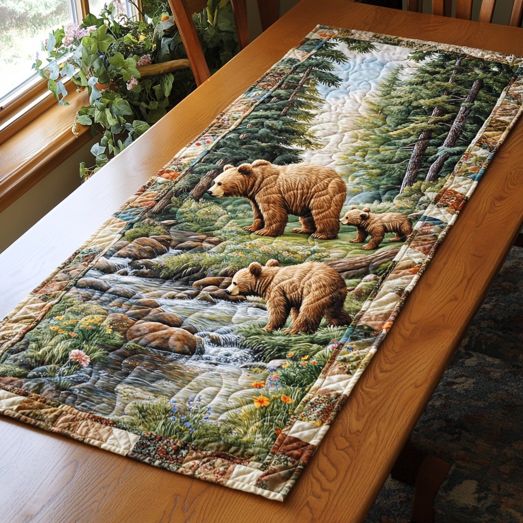 Silent Woods Table Runner
