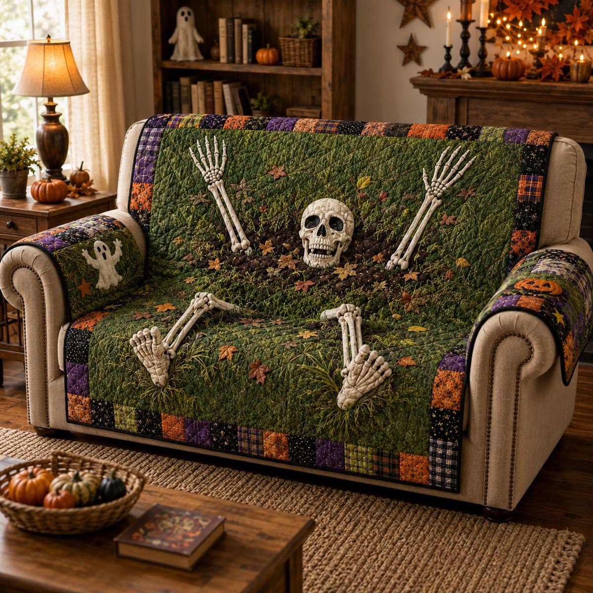 Skeleton Escape Sofa Cover