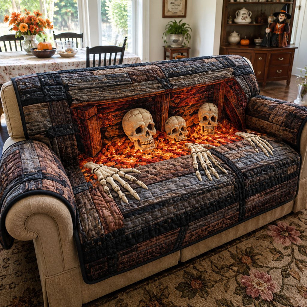 Skeleton Lantern Sofa Cover