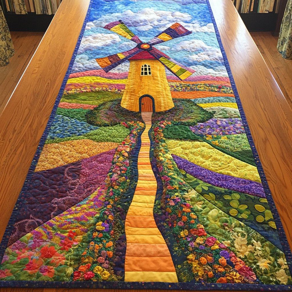 Sky Turn Table Runner