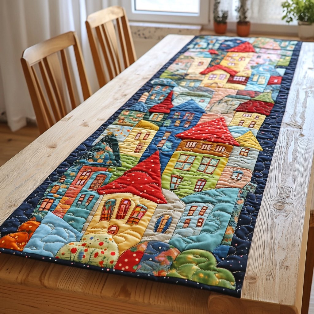 Skyline View Table Runner
