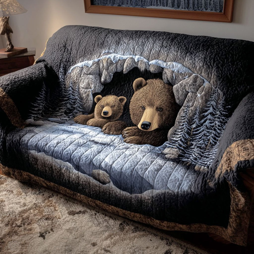 Sleepy Forest Bear Sofa Cover