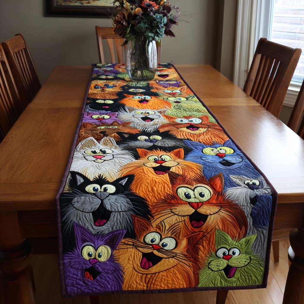 Sleepy Tails Table Runner