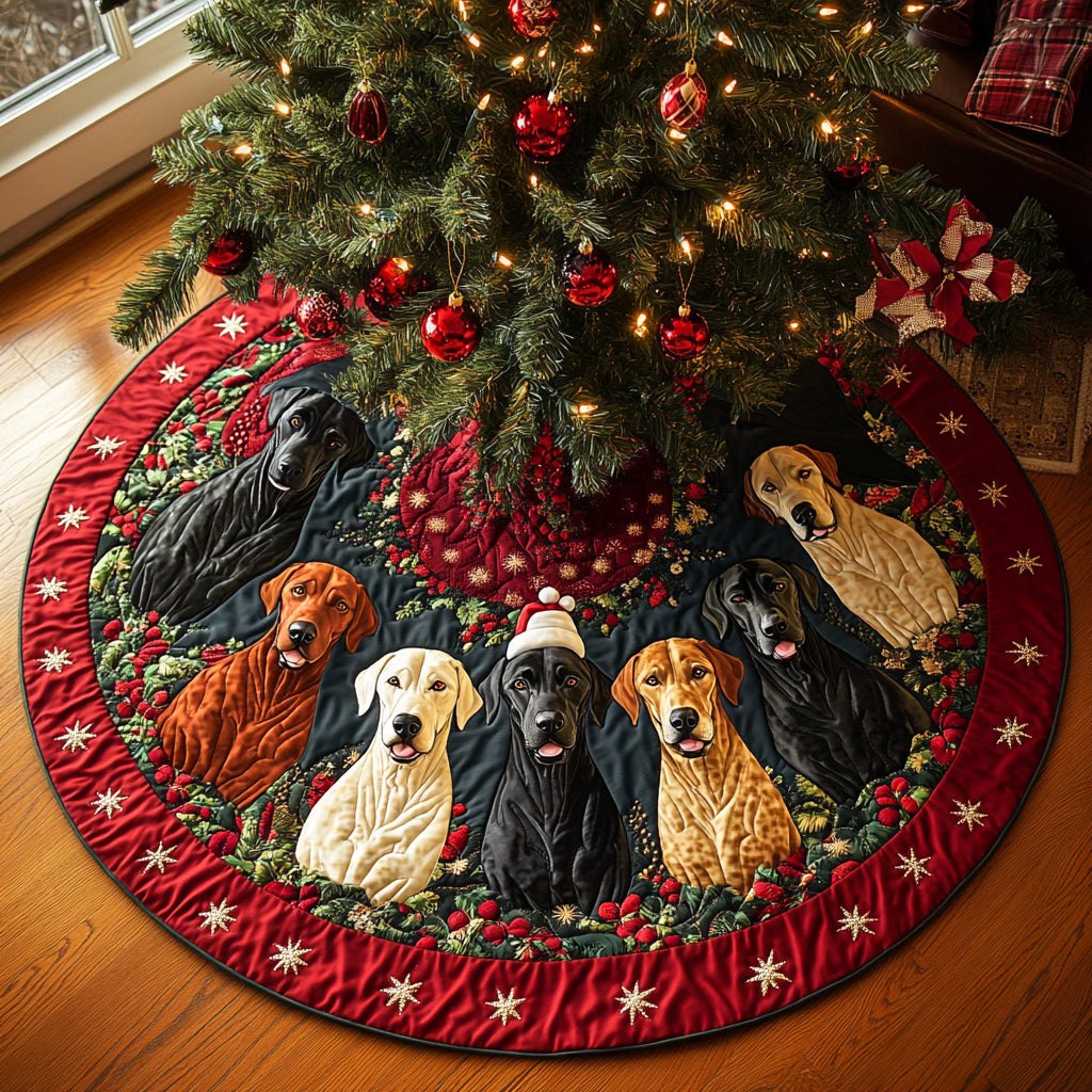 Sleigh Patrol Christmas Tree Skirt