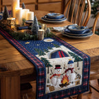 Snowbound Campsite Table Runner