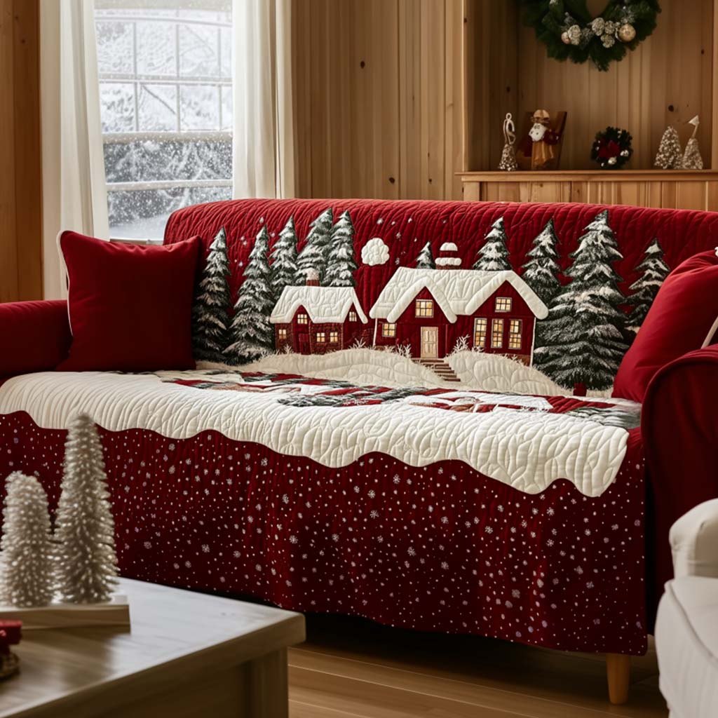 Snowflake Bliss Sofa Cover