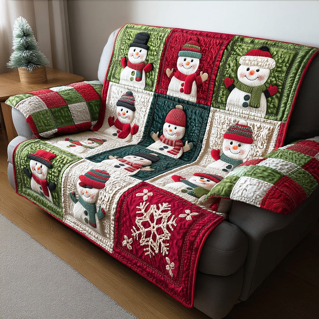 Snowflake Dream Light Sofa Cover