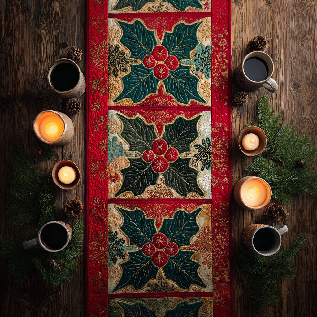 Snowflake Trail Table Runner