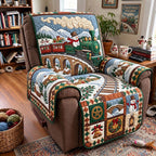 Snowman Bridge Railway Sofa Cover