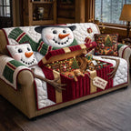 Snowman Cabin Sofa Cover