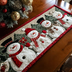 Snowman Charm Table Runner