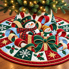 Snowman Christmas Joy Christmas Tree Skirt