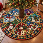 Snowman Christmas Memories Christmas Tree Skirt