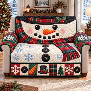 Snowman Frozen Fun Sofa Cover - Made to Order