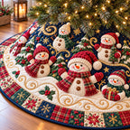Snowman Midnight Magic Christmas Tree Skirt