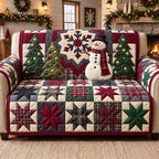 Snowman Starry Noel Sofa Cover