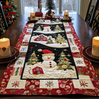 Snowman Frosty Wonderland Table Runner