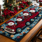 Snowmen Hangout Table Runner