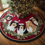 Snowtrail Dog Christmas Tree Skirt