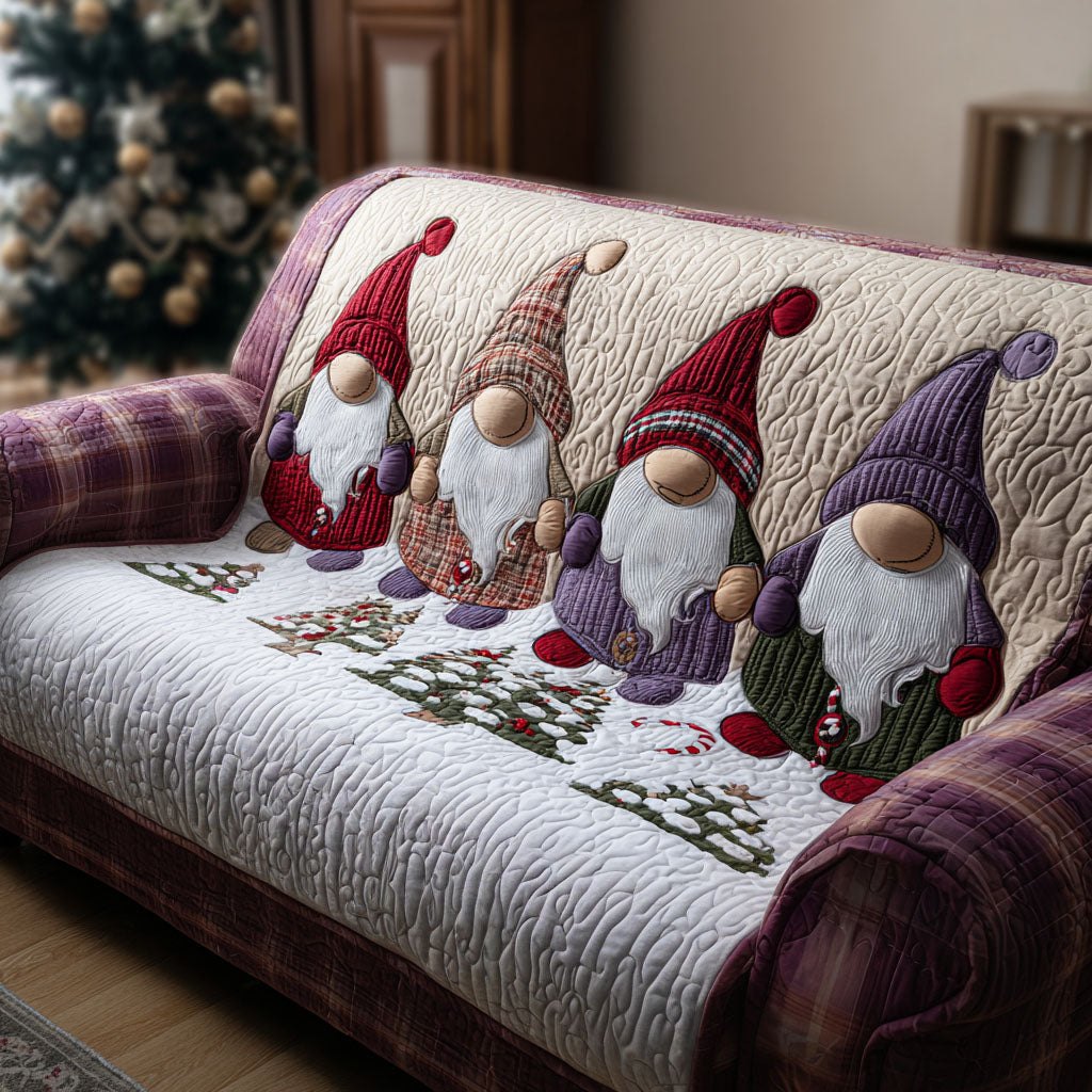 Snowy Beard Squad Sofa Cover