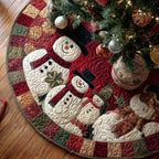 Snowy Forest Joy Christmas Tree Skirt