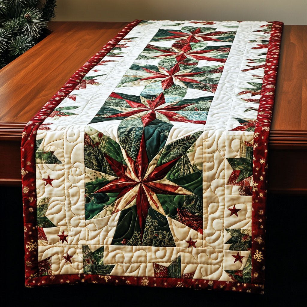 Snowy Holiday Bliss Table Runner