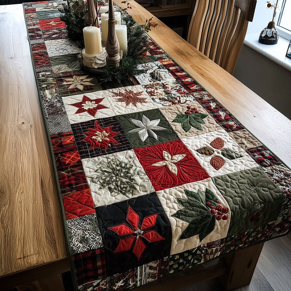 Snowy Pattern Place Table Runner
