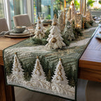 Snowy Trees Table Runner