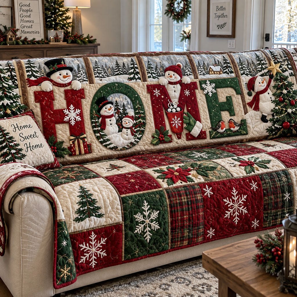 Snowy Welcome Sofa Cover