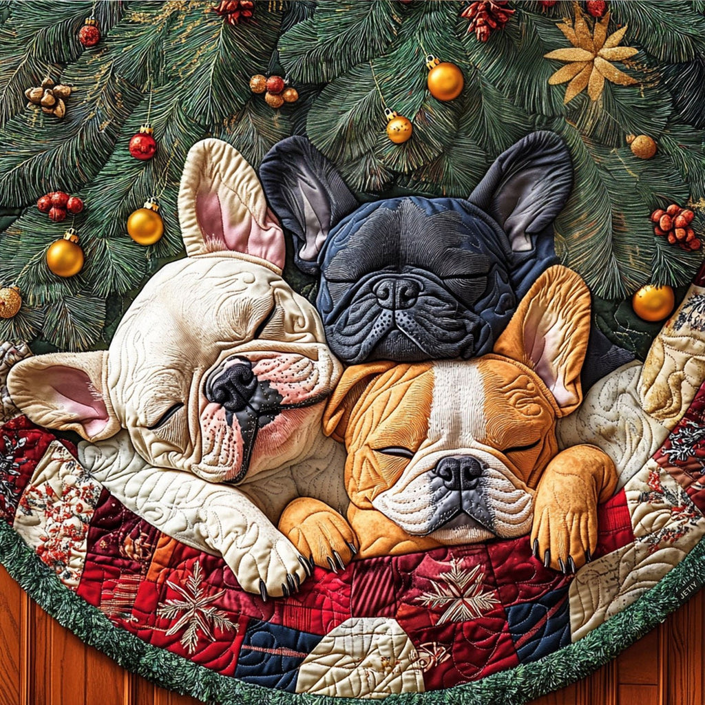 Snub Nose Delight Christmas Tree Skirt