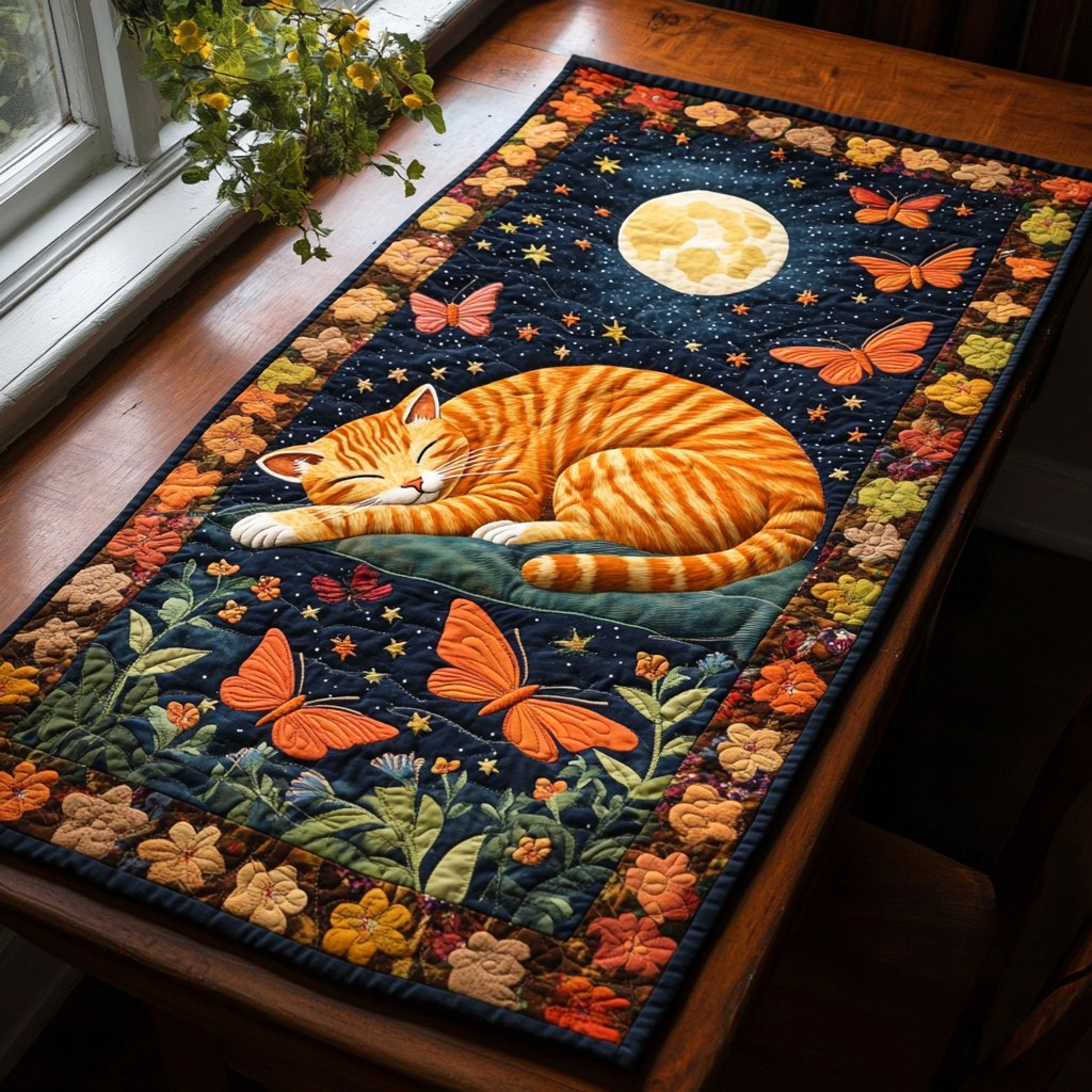 Snuggled Paws Table Runner