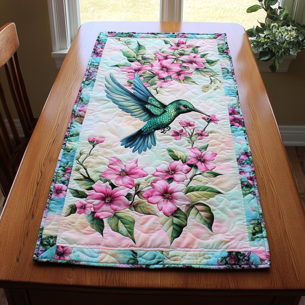 Soaring Hummingbird Table Runner