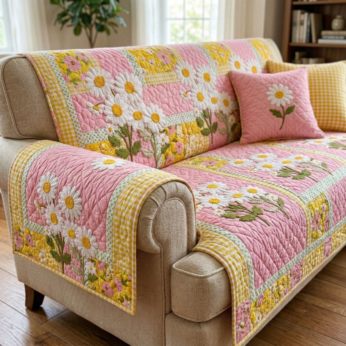 Soft Daisy Sofa Cover