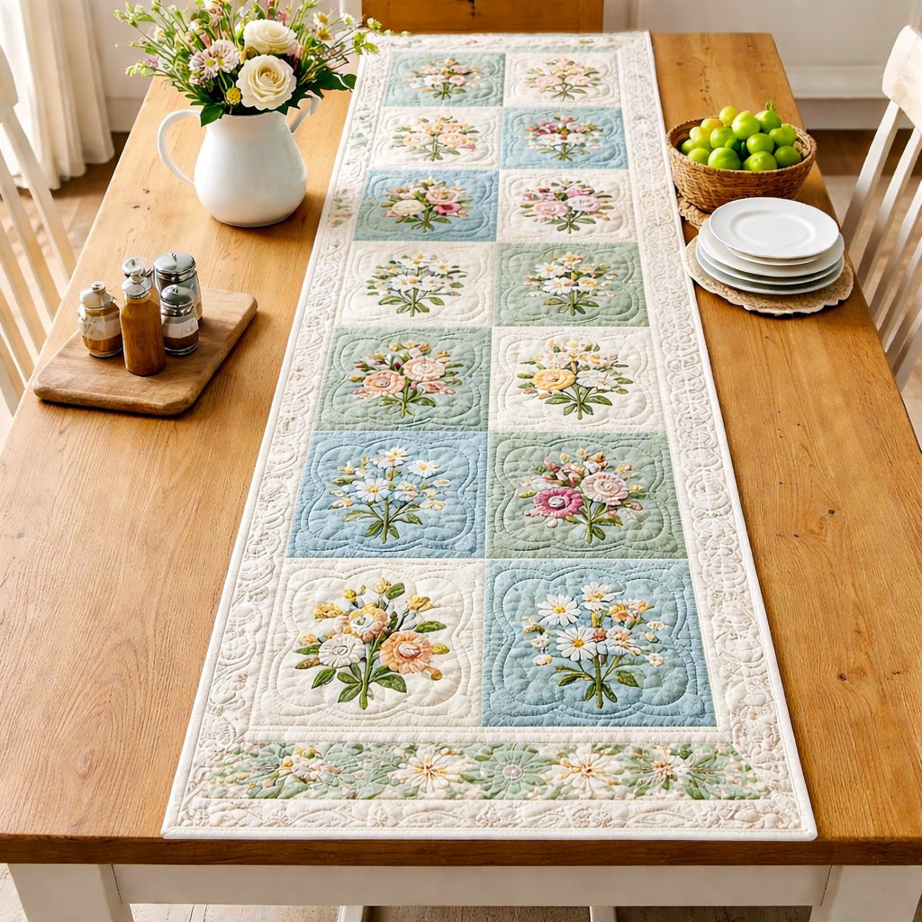 Soft Garden Table Runner