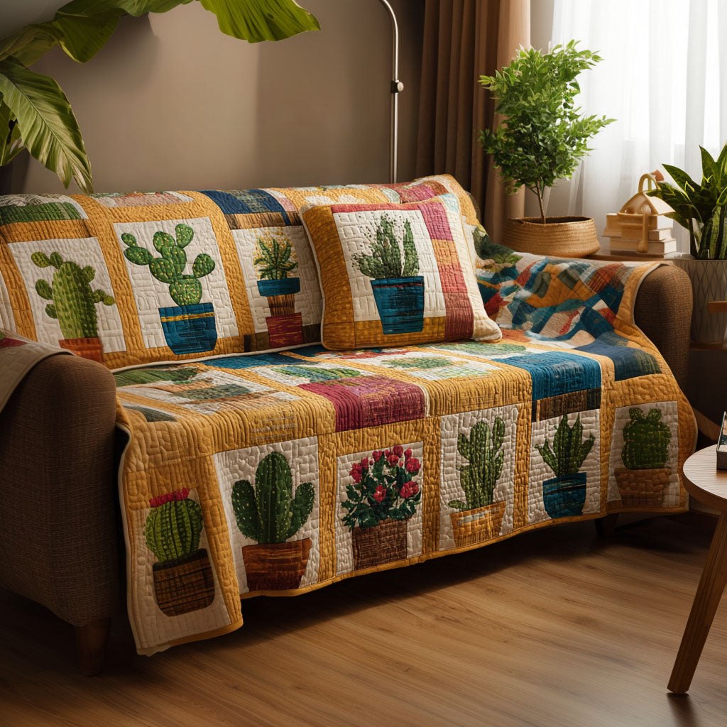 Soft Green Living Sofa Cover