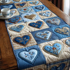 Soft Hearts Table Runner