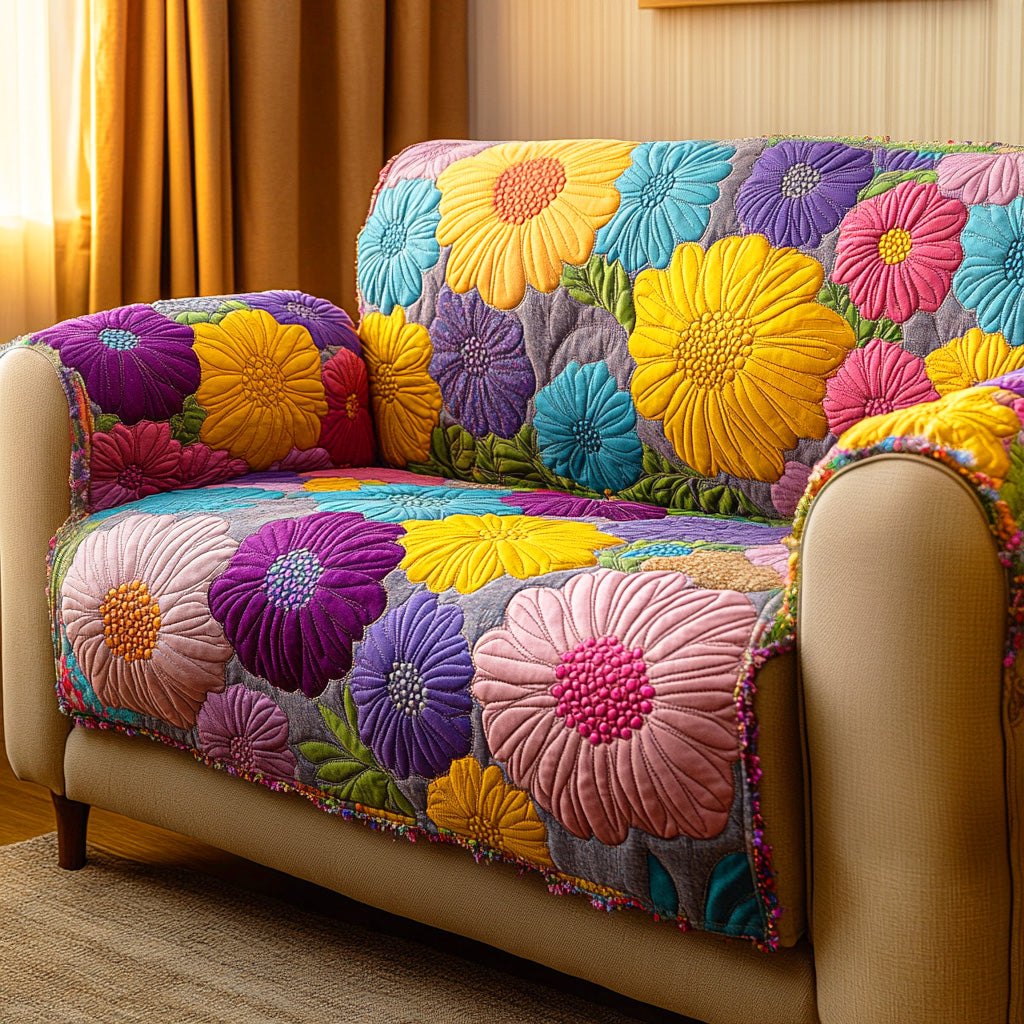 Soft Meadow Whisper Sofa Cover