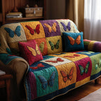 Soft Meadow Wings Sofa Cover