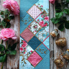 Soft Morning Roses Table Runner
