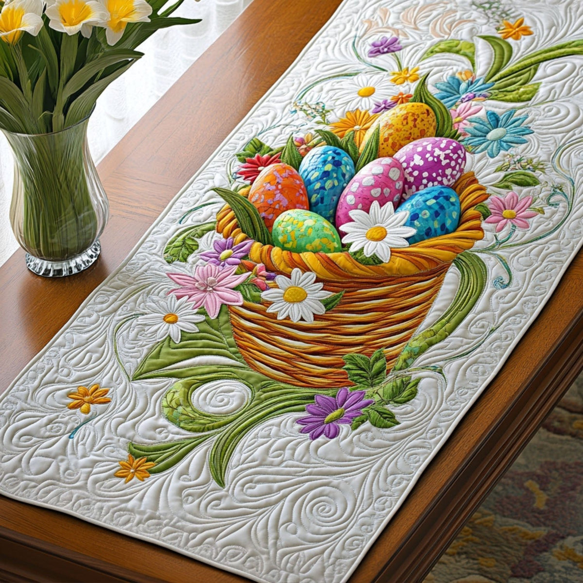 Soft Pastel Dreams Table Runner