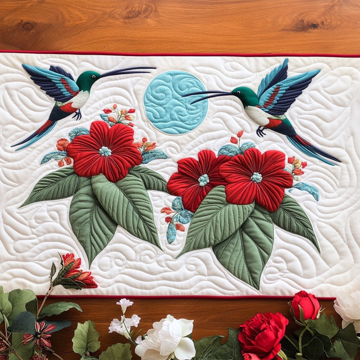Soft Whirl Table Runner