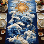 Solar Waves Table Runner