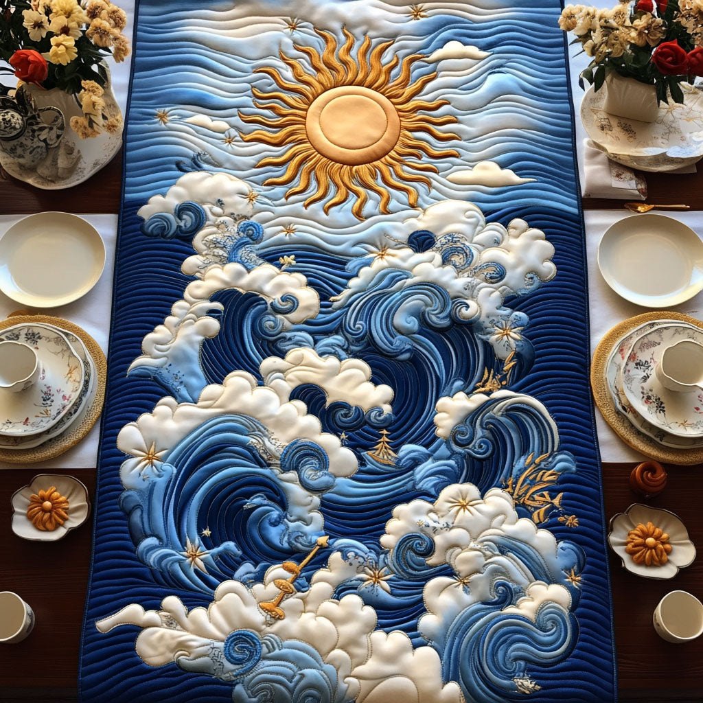 Solar Waves Table Runner