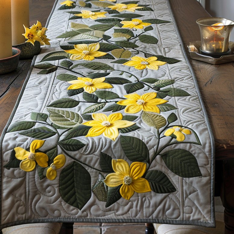 South Caroline Jasmine Table Runner
