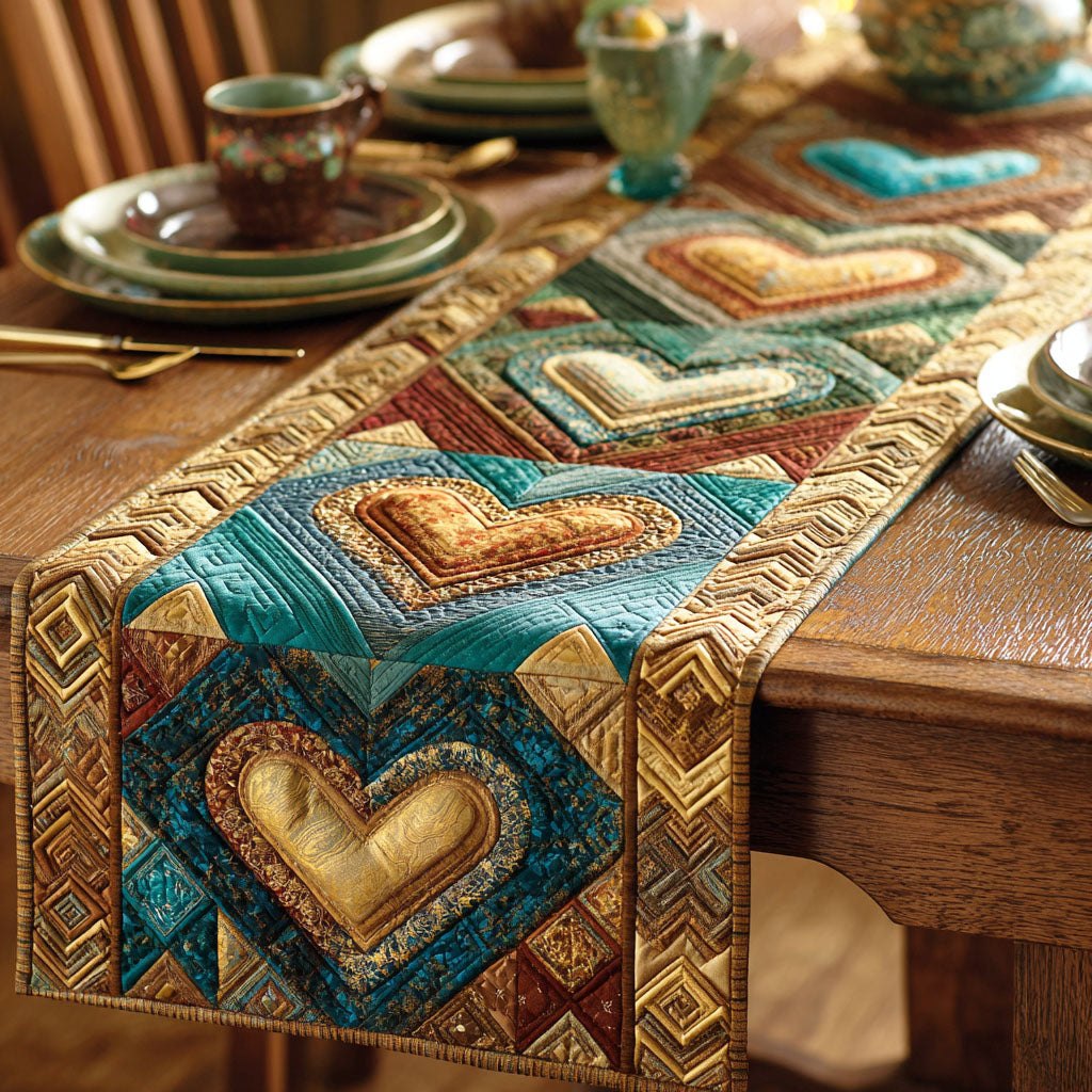 Southwest Hearts Table Runner