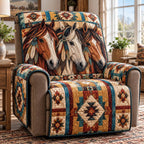 Southwestern Horse Trio Sofa Cover